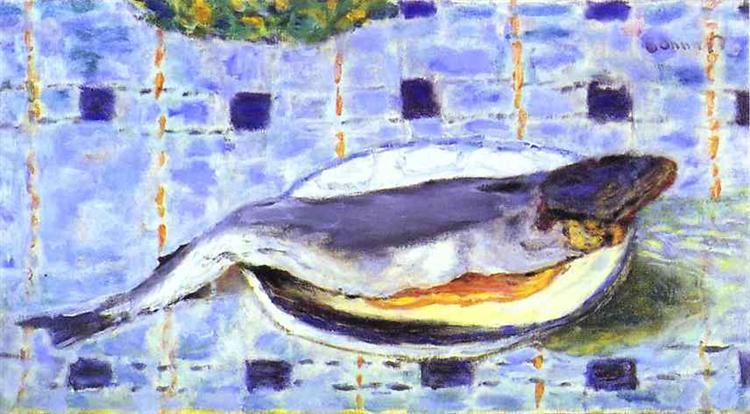 Fish in a Dish, 1921 - Pierre Bonnard