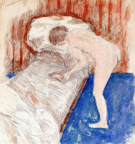 Nude in an Interior, c.1921 - Пьер Боннар