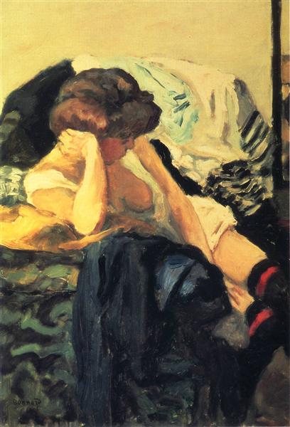 The Red Garter, 1903 - 1904 - Pierre Bonnard