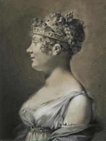 Portrait of Princess Catherine Talleyrand - 皮埃尔·保罗·普吕东