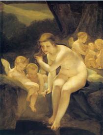 Venus Bathing (Innocence) - Pierre Paul Prud'hon