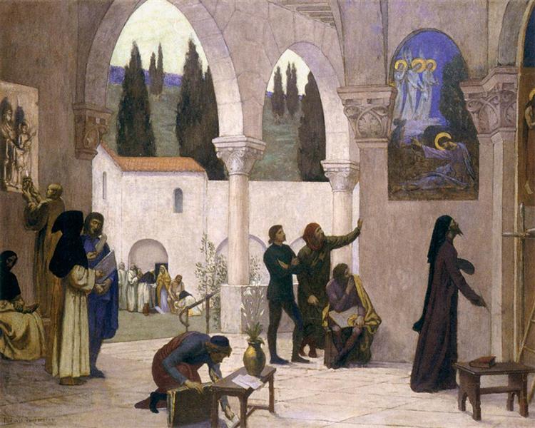 Christian Inspiration, 1887 - 1888 - Pierre Puvis de Chavannes