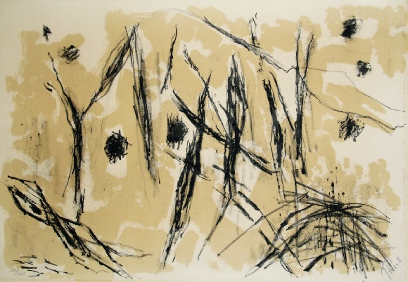 Composition IV, 1954 - Pierre Tal-Coat