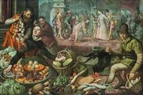Christ and the Woman Taken in Adultery - Pieter Aertsen