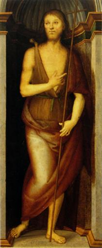 Polyptych Annunziata (John the Baptist) - Perugino