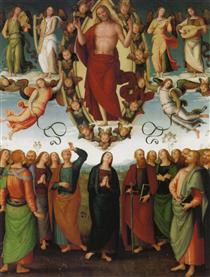 The Ascension of Christ - Perugino