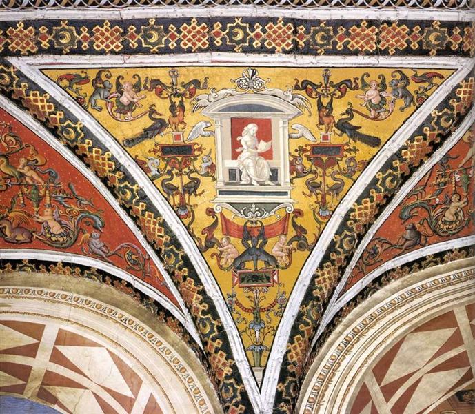 Ceiling decoration (detail), 1503 - Пінтуріккіо