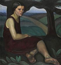 Girl on a Hill - Prudence Heward