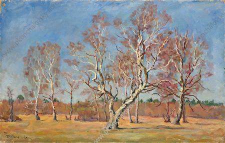 Early spring. Birches., 1948 - Piotr Kontchalovski