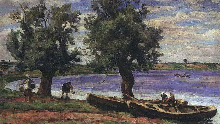 Lake Ilmen, 1925 - Петро Кончаловський