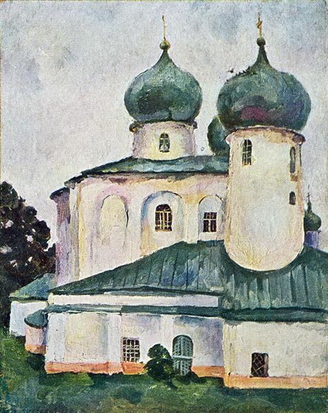 Novgorod. Anthony the Roman., 1925 - Piotr Kontchalovski