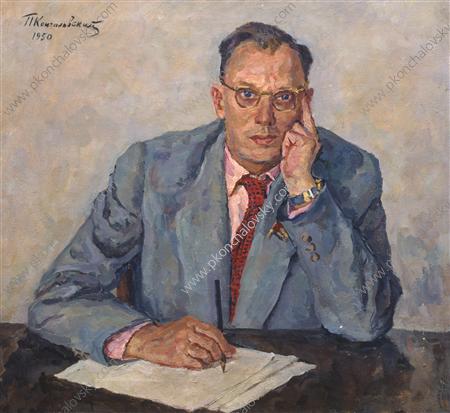 Portrait of Peter Andreievich Pavlenko, 1950 - Петро Кончаловський