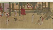 Spring Morning in the Han Palace (View E) - Qiu Ying