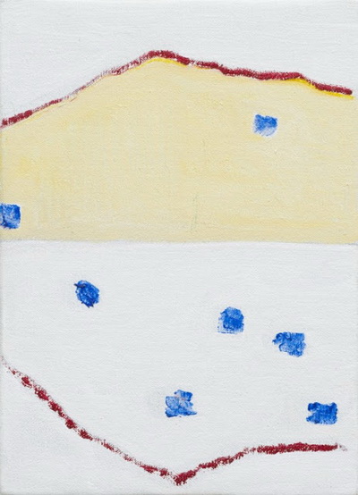 Blue Dots (8 Verticals/1), 2010 - Raoul De Keyser