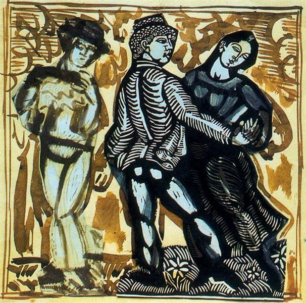 Study of the 'Dance', 1910 - Raoul Dufy