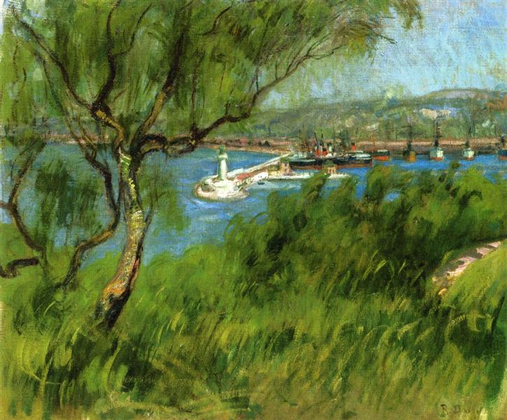 View of a Port, c.1902 - Рауль Дюфі
