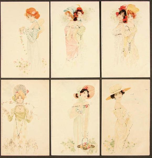 Modern Girls, 1901 - Рафаэль Кирхнер