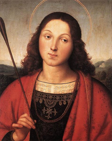 Святой Себастьян, c.1503 - Рафаэль Санти