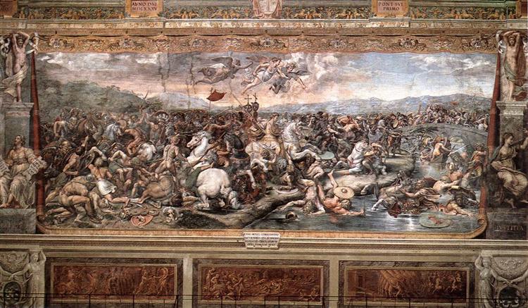 The Battle at Pons Milvius, 1520 - Raphael