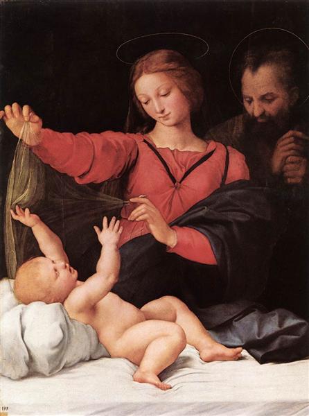 Мадонна с вуалью, 1509 - Рафаэль Санти