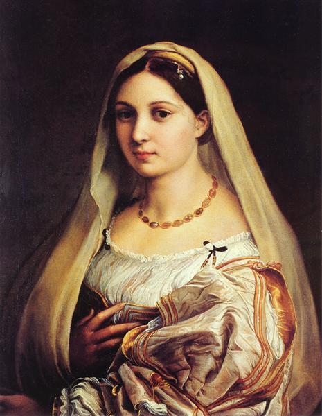 Донна Велата, c.1516 - Рафаель Санті