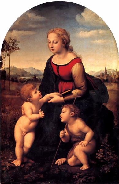 The Virgin and Child with Saint John the Baptist, 1507 - Rafael Sanzio