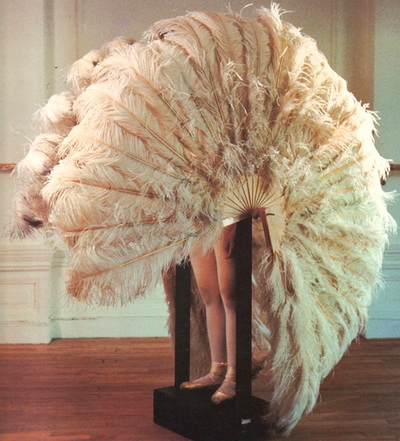 Still from The Feathered Prison Fan, 1978 - Rebecca Horn