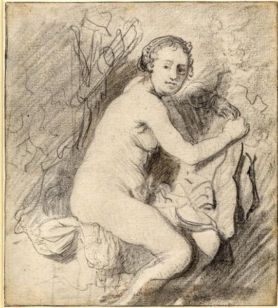 Diana at the Bath, 1631 - Рембрандт