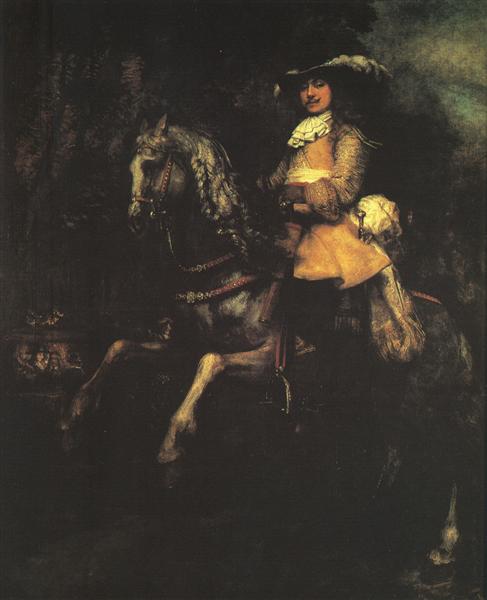 Frederick Rihel on Horseback, 1663 - Rembrandt van Rijn