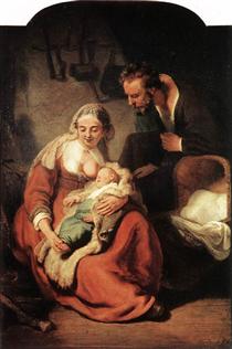 Die Heilige Familie - Rembrandt van Rijn