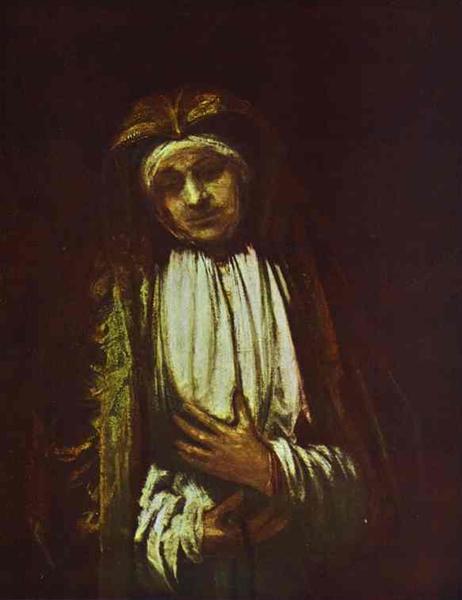 Portrait of an Old Woman, c.1660 - Rembrandt