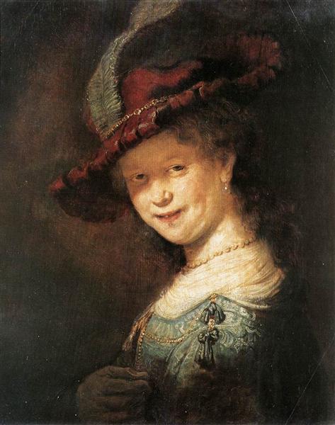 Portrait of the Young Saskia, 1633 - Рембрандт