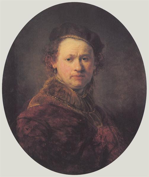Автопортрет, c.1645 - Рембрандт