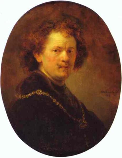 Portrait de l'artiste tête nue, 1633 - Rembrandt