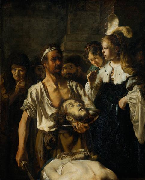 The Beheading of John the Baptist - 林布蘭