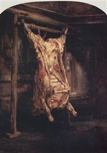 El buey desollado - Rembrandt