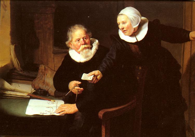 Суднобудівник і його дружина, 1633 - Рембрандт