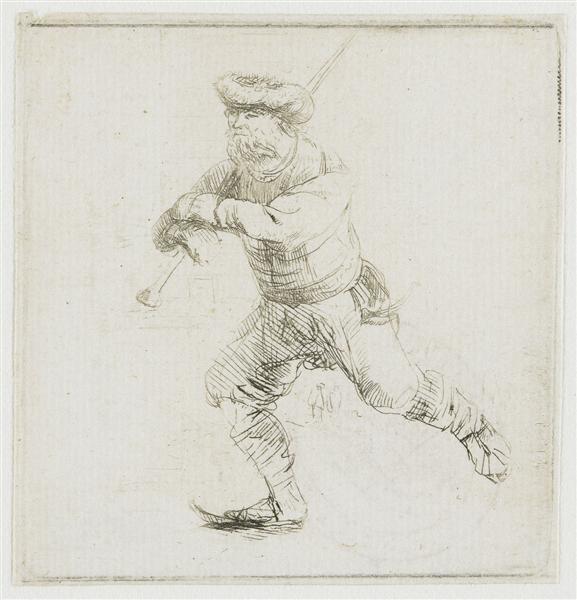 The skater, 1639 - Rembrandt van Rijn