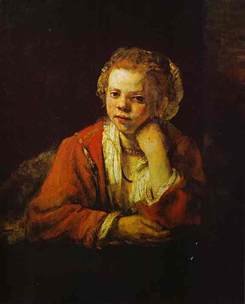 Young Girl at the Window, 1651 - Рембрандт