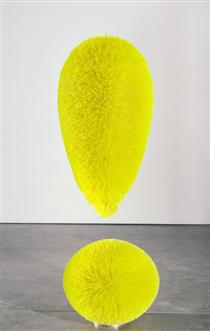 Exclamation Point (Chartreuse) - Richard Artschwager