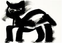 Cat - Richard Mortensen