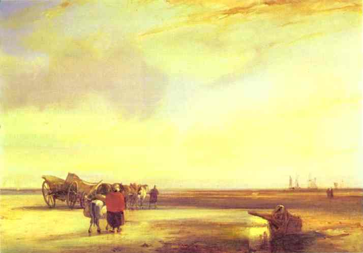 Boulogne Sands, 1827 - Ричард Паркс Бонингтон
