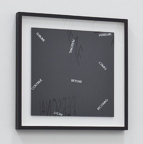 Untitled, 2011 - Роберт Баррі