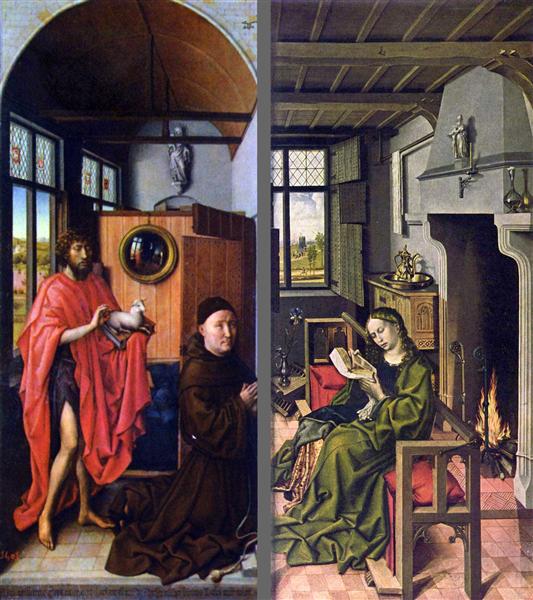 Werl Altarpiece, 1438 - Робер Кампен