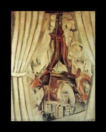 Vue sur la tour Eiffel - Robert Delaunay