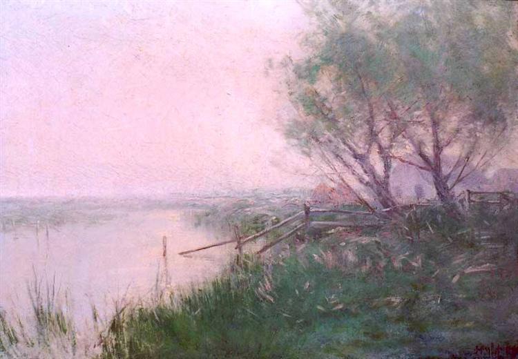 A June Morning, 1909 - Роберт Джулиан Ондердонк
