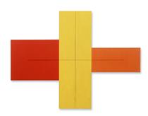 + Within + (Red, Yellow, Orange) - Robert Mangold