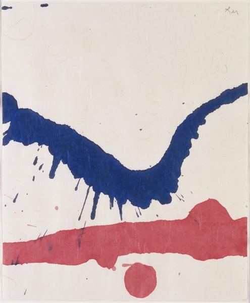From the Lyric Suite, 1965 - Robert Motherwell
