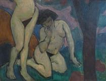Nudes in landscape - Roger de La Fresnaye