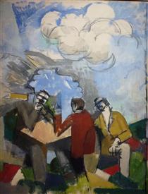 sketch for The Conquest of the Air - Roger de La Fresnaye